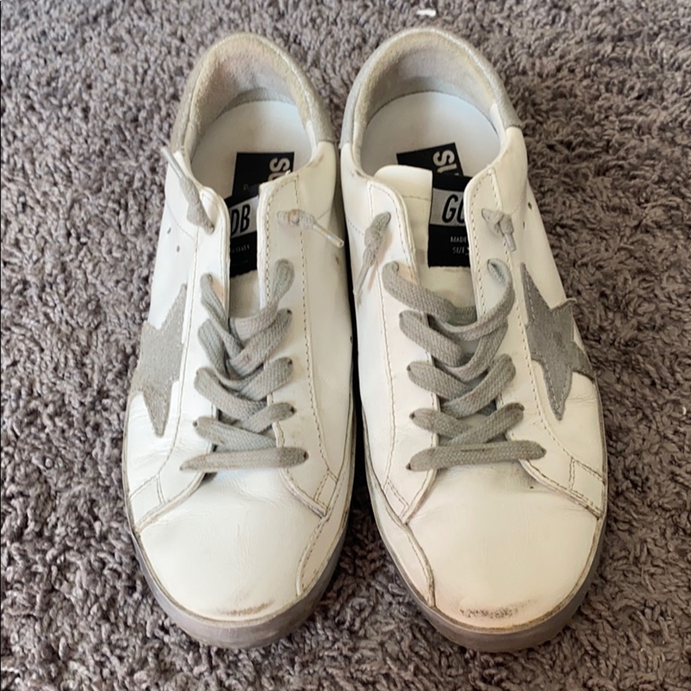 Lightly worn authentic golden goose sneakers